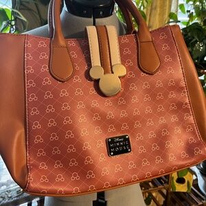 Disney Minnie Mouse brown and Tan Tote